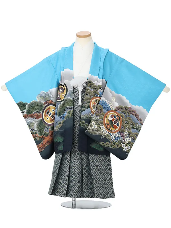 【刺?】タカに富士山　ブルー
