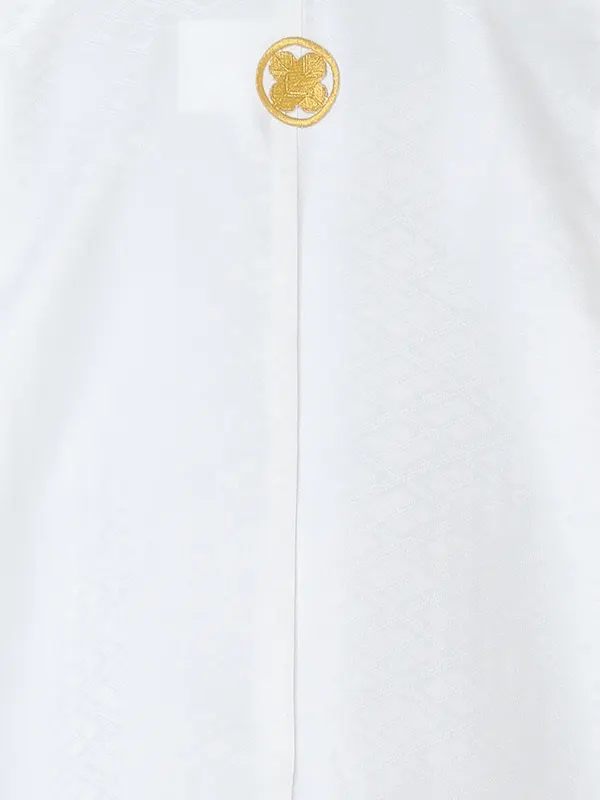 【金刺繍紋】白紋付　着物黒