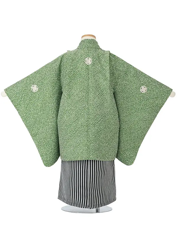 総絞り風　緑