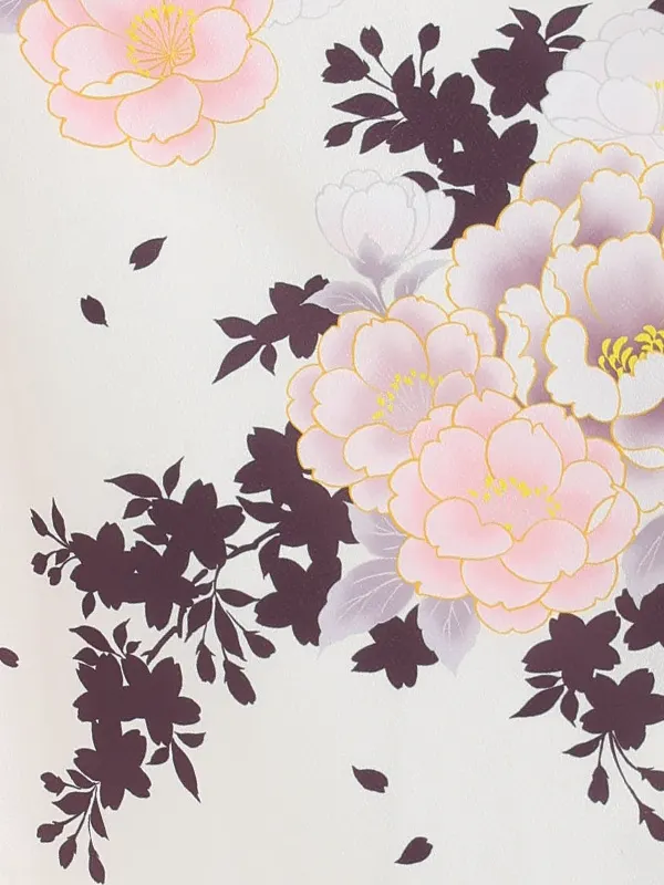 【刺繍】橘サーモンピンク　シルエットオフ