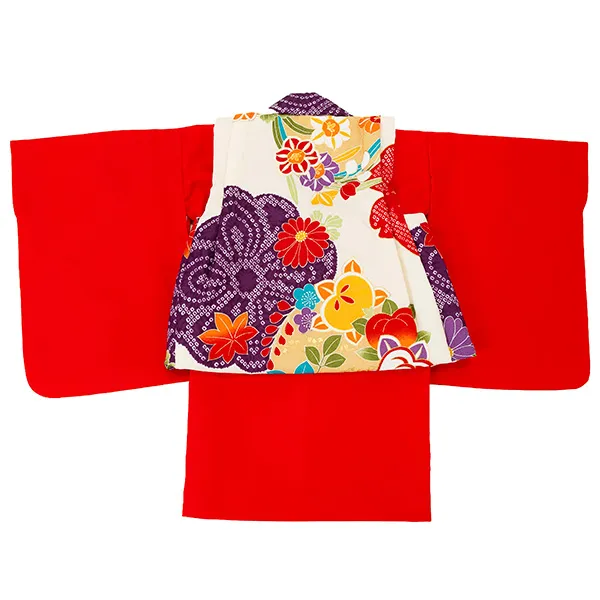 女児ベビー着物　橘疋田　ベージュ