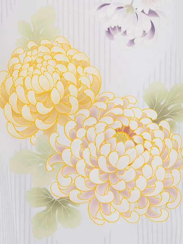 女児卒園袴【刺繍袴】乱菊シルエット　薄ブルー