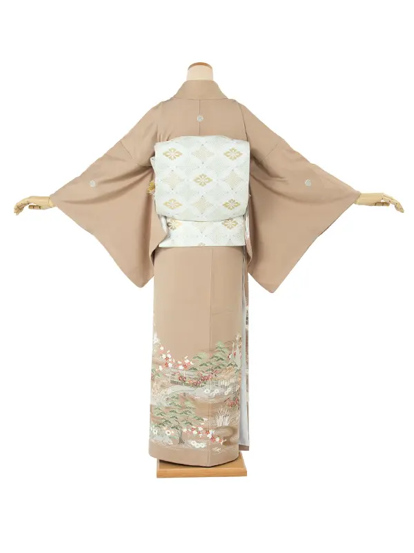 色留袖 ［zib/L］【ren-its0021】正絹/ABT005