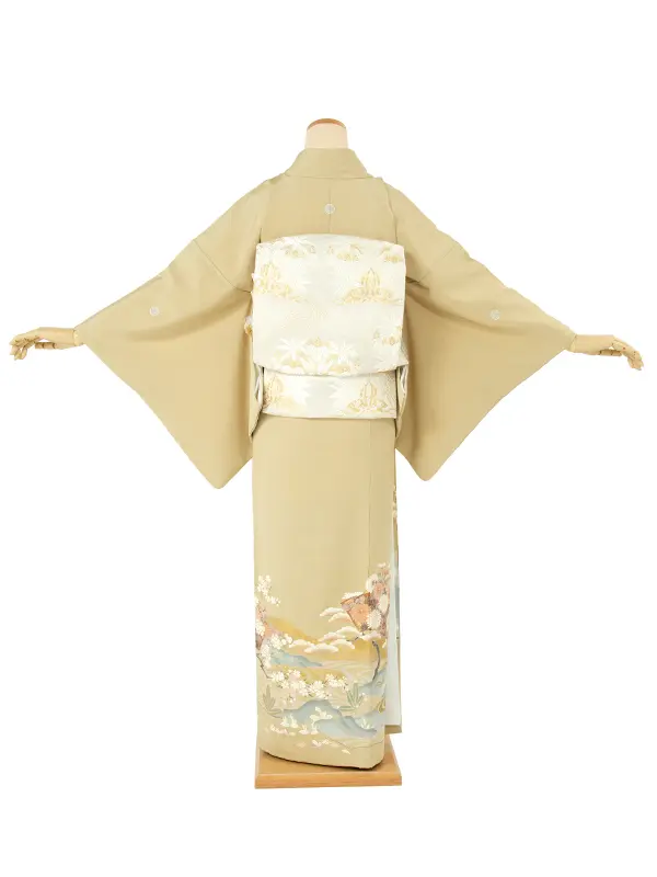 色留袖 ［zib/L］【ren-its0023】正絹/ABT007