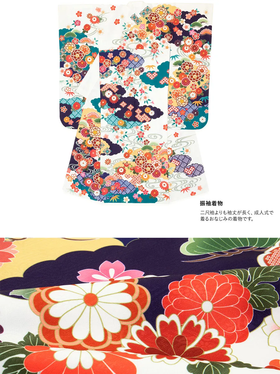 女性 振袖 袴【1】ren-hms0798-04/ACS350