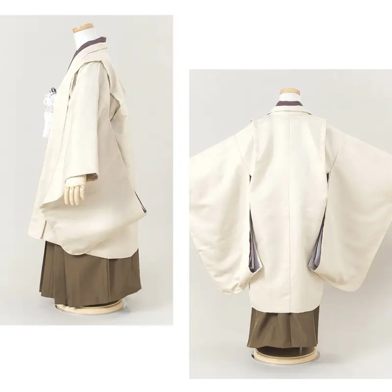 七五三 袴 男児 アースカラー 5歳【ren-5hs0325】AOG325