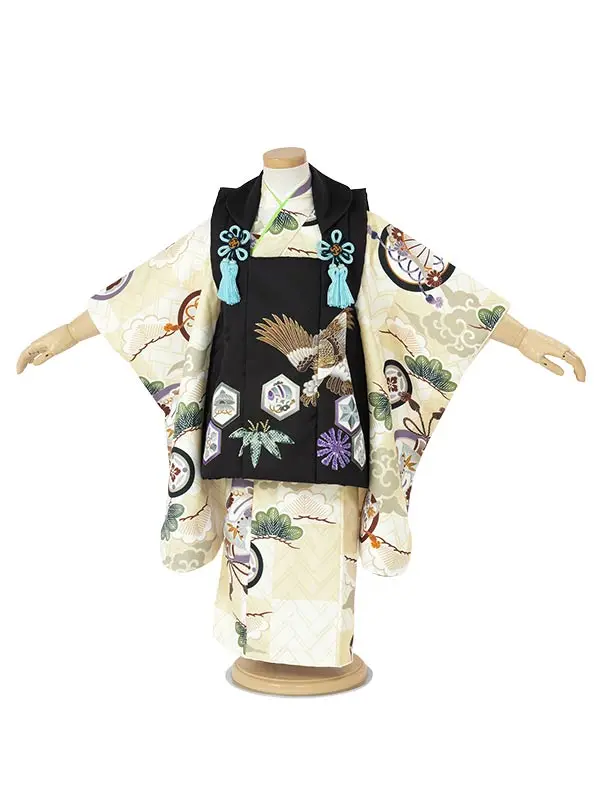 七五三 被布 男児 3歳【ren-3fs0526】AOF556