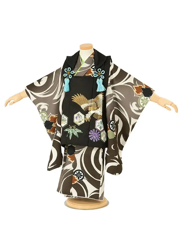 七五三 被布 男児 3歳【ren-3fs0527】AOF557