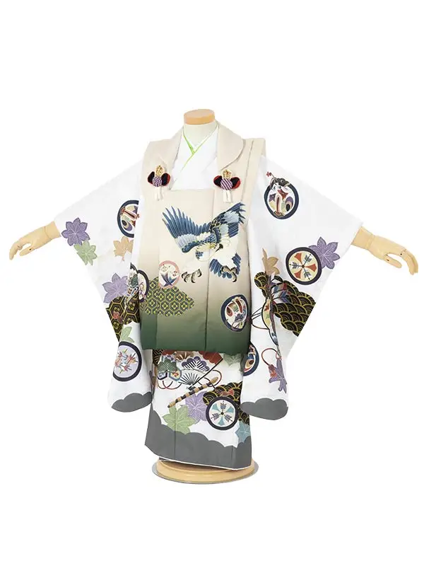 七五三 被布 男児 3歳【ren-3fs0529】AOF559