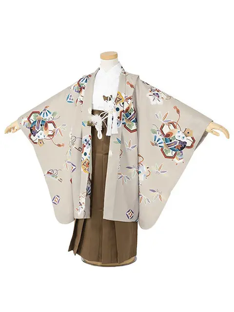 七五三 袴 男児 5歳【ren-5hs0539】AOG544