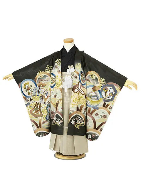 七五三 袴 男児 5歳【ren-5hs0543】AOG548