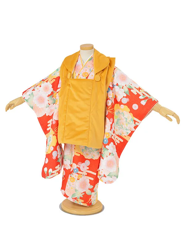 七五三 女児 被布 3歳【rea-3fs0009】APF591