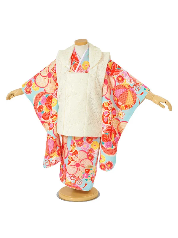 七五三 女児 被布 3歳【rea-3fs0010】APF595