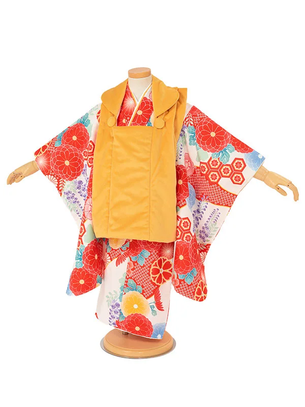七五三 女児 被布 3歳【rea-3fs0010】APF597