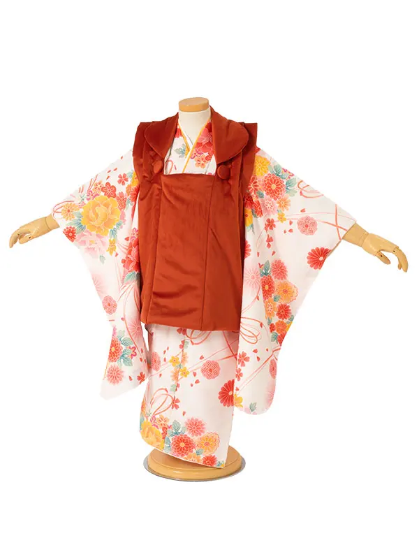 七五三 女児 被布 3歳【rea-3fs0010】APF598