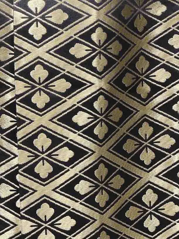 男性用袴　黒菱2518013　紋袴菱　ファーショール付