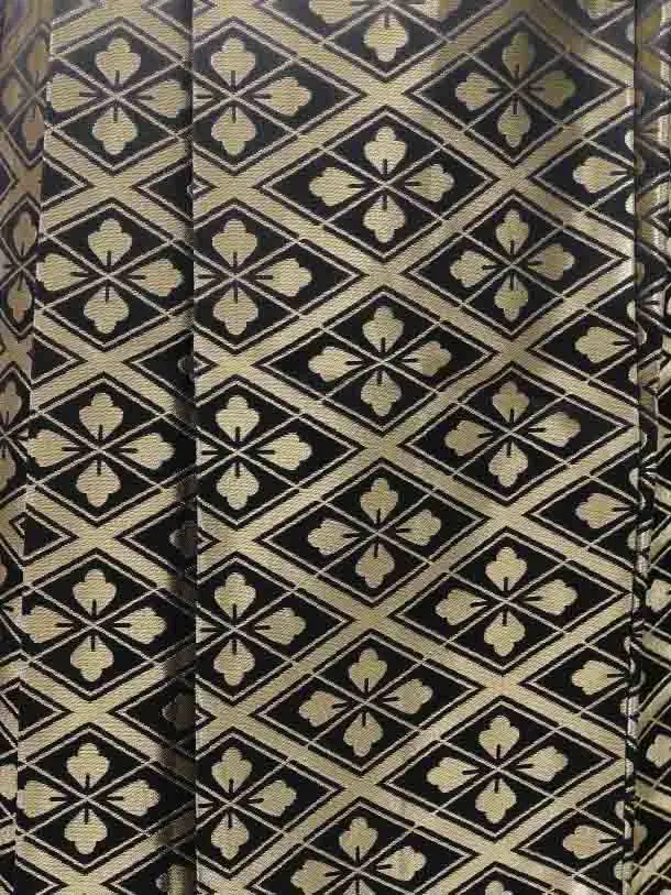 男性用袴　ブルー117047　紋袴菱