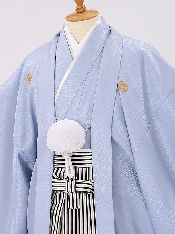 男性用袴　グレー1017010　縞袴