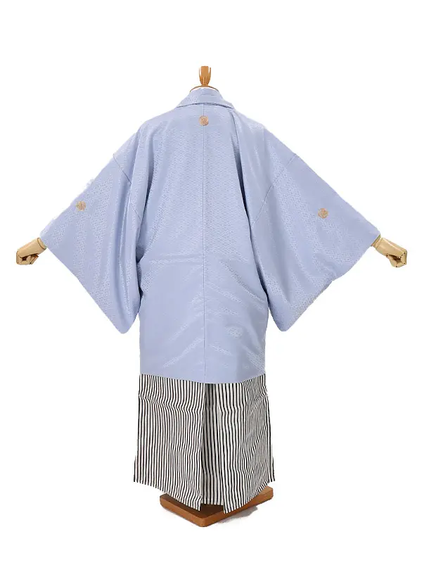 男性用袴　グレー1017010　縞袴