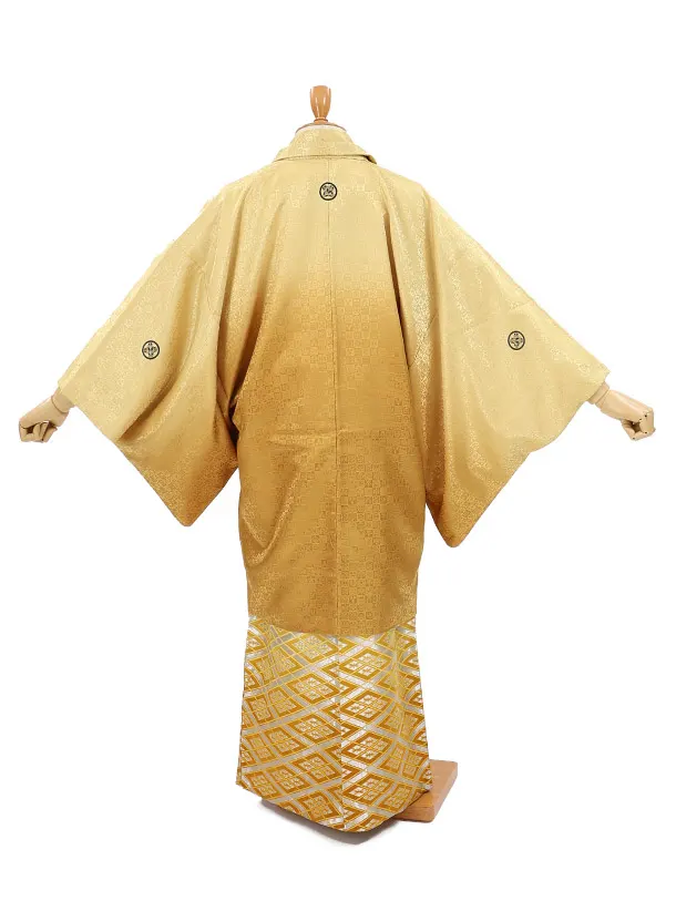 男性用袴　グラデ317576　紋袴菱　