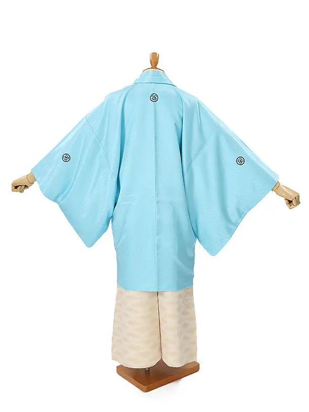 男性用袴　水色217019　紋袴霞