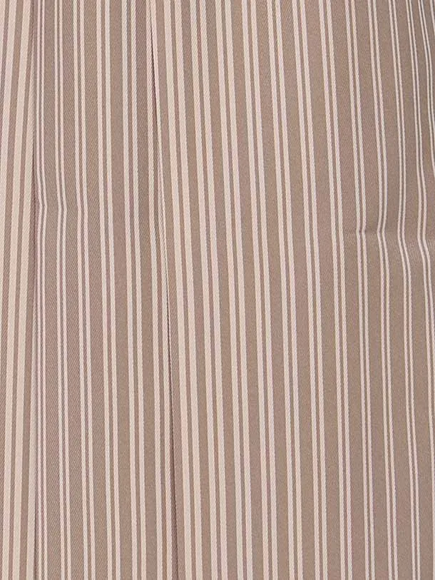 男性用袴　紺白花絵画金ライン170175　縞袴