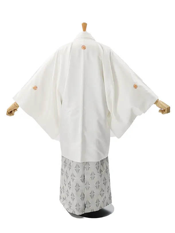 男性用袴　白29175120ファーショール付