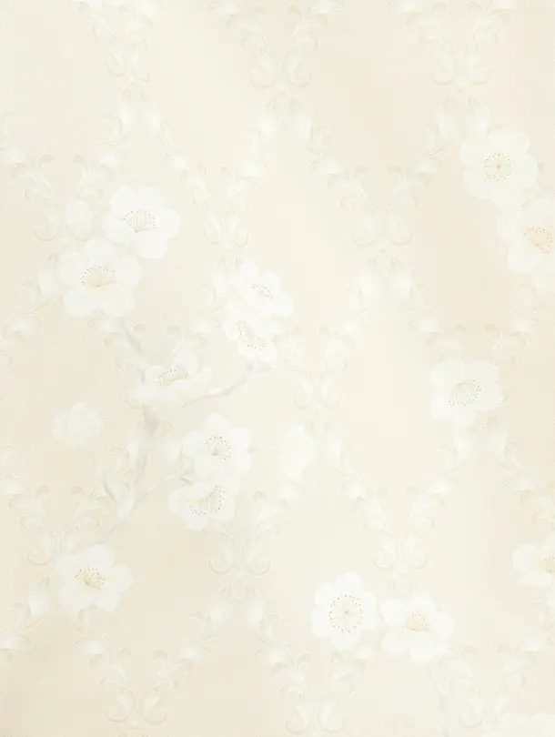 七五三レンタル(7歳女児結び帯) D7035 KAGURA 月花 ベージュ