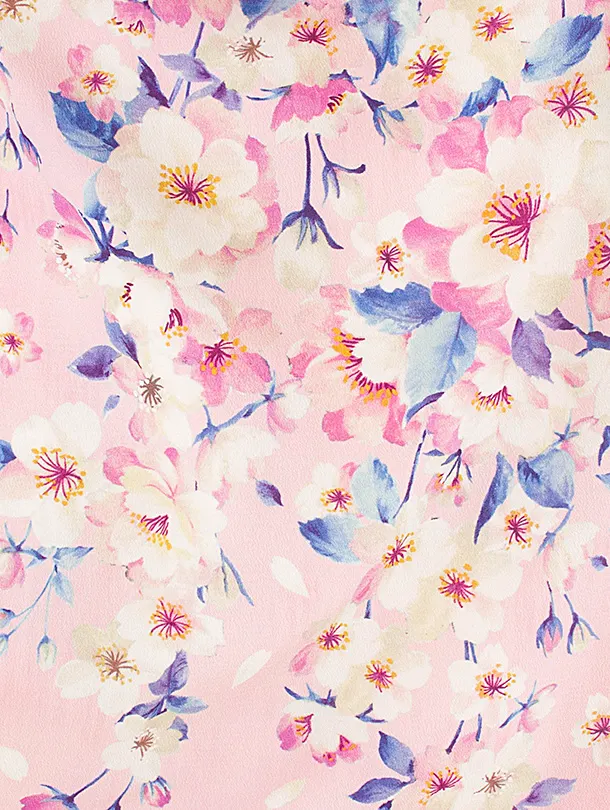 七五三レンタル(7歳女児結び帯) D7115 JILL STUART ピンク 桜