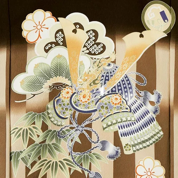 乙葉 (一つ身)茶色 お宮参り