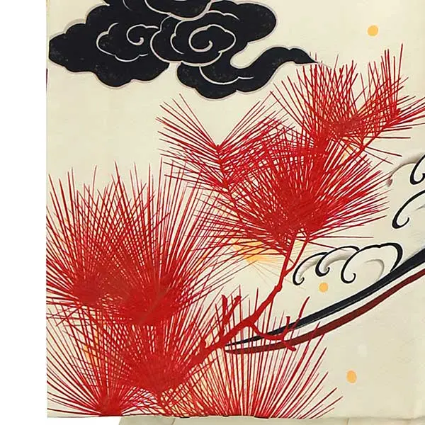 九重 (一つ身)白 お宮参り