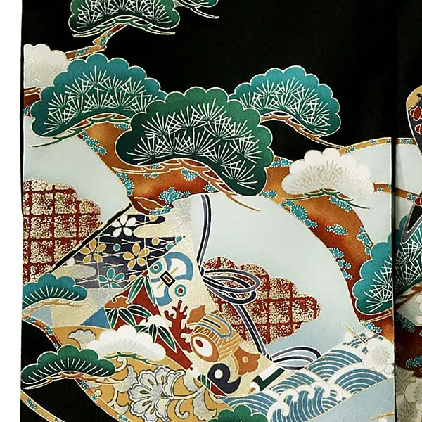 (一つ身)黒 お宮参り