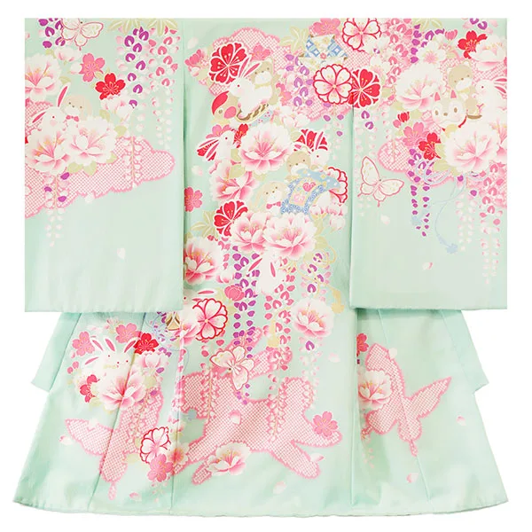 JAPAN STYLE (一つ身)水色 お宮参り