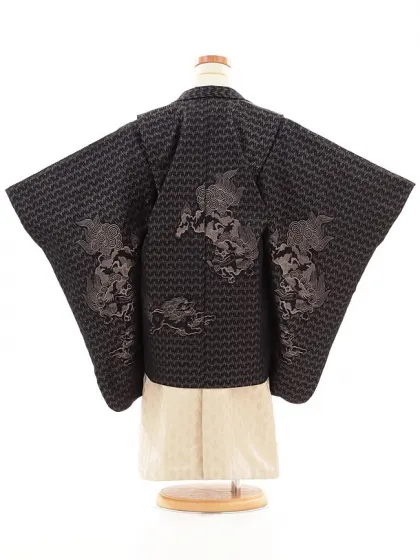 ひさかたろまん 3歳(羽織袴)ﾍﾞｰｼﾞｭ 七五三