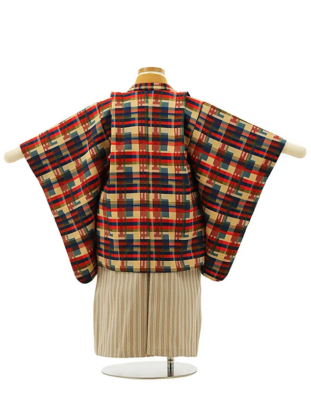 3歳(羽織袴)ｵﾚﾝｼﾞ 七五三