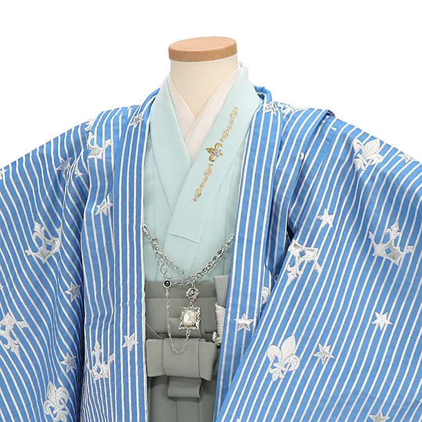 3歳(羽織袴)水色 七五三