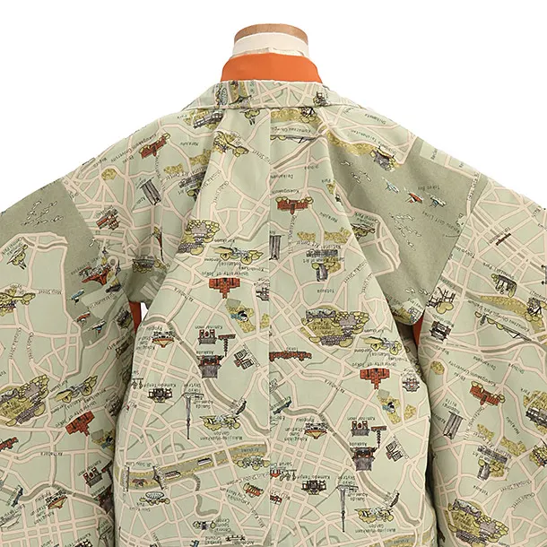 5歳(羽織袴)ｵﾚﾝｼﾞ 七五三