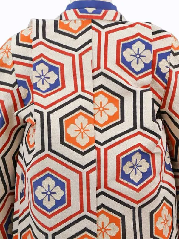 3歳(羽織袴)ｵﾚﾝｼﾞ 七五三