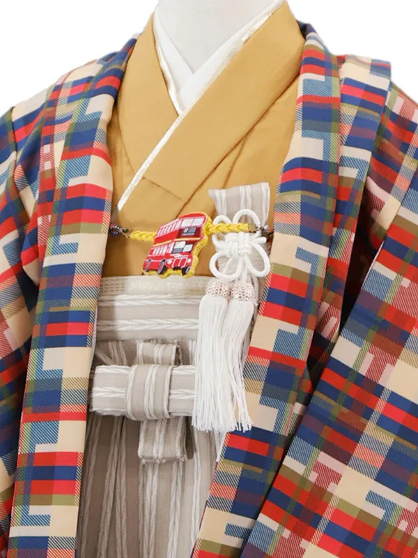 3歳(羽織袴)赤 七五三