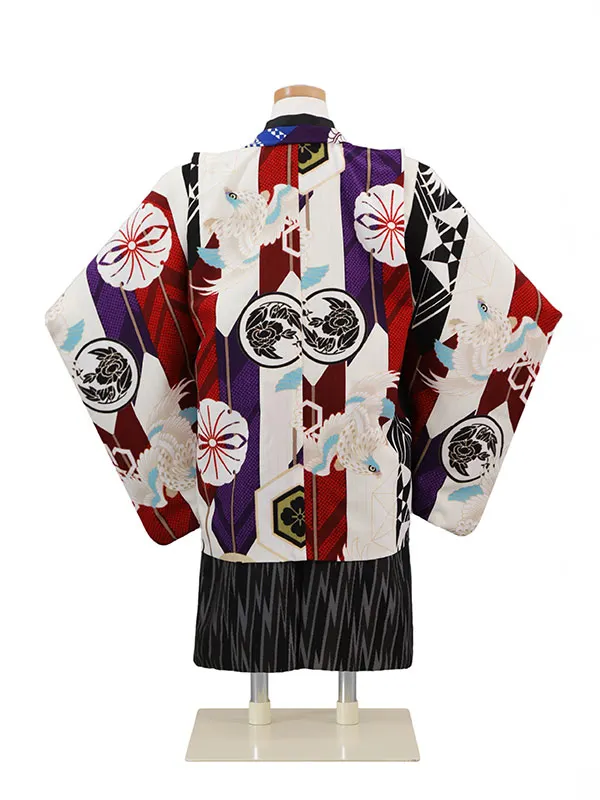 ジャパンスタイル 3歳(羽織袴)白 七五三