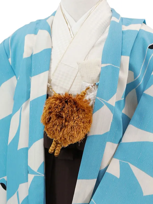 和ｓびんてーじ 3歳(羽織袴)水色 七五三