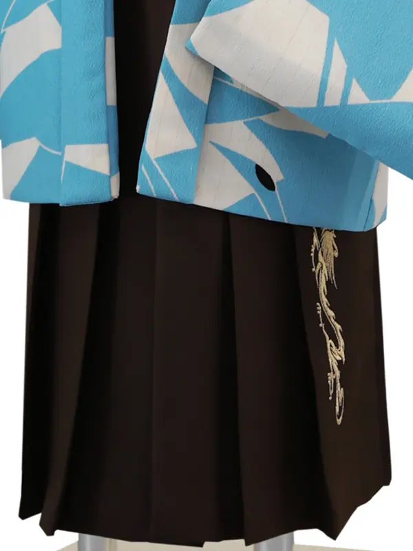 和ｓびんてーじ 3歳(羽織袴)水色 七五三