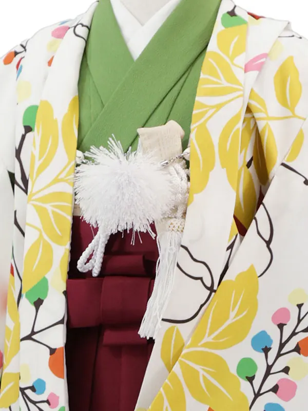 3歳(羽織袴)白 七五三