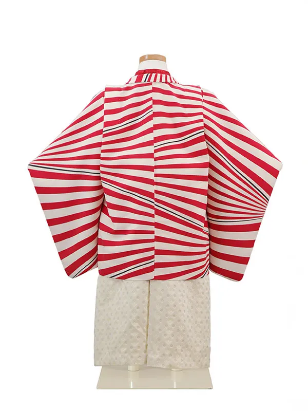 和ｓびんてーじ 3歳(羽織袴)赤 七五三