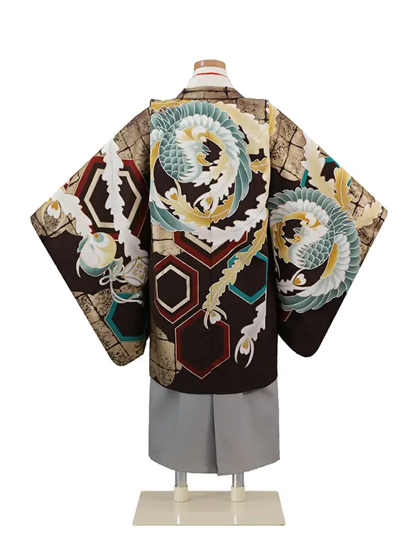 ぷちぷり 5歳(羽織袴)茶色 七五三