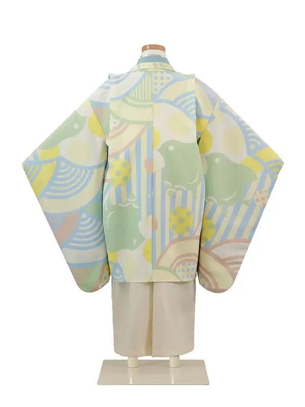5歳(羽織袴)黄緑 七五三