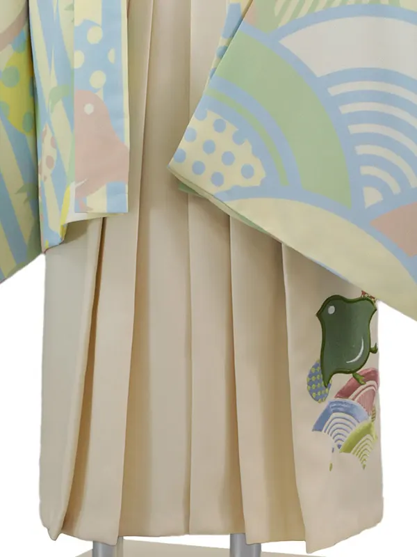 5歳(羽織袴)黄緑 七五三