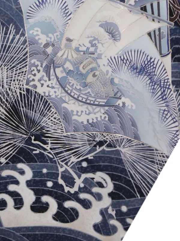 華徒然 5歳(羽織袴)紺 七五三