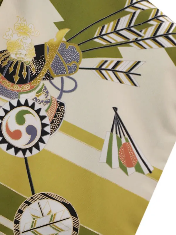 5歳(羽織袴)緑 七五三