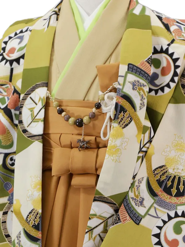 5歳(羽織袴)緑 七五三